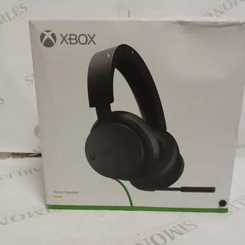 BOXED XBOX WIRED STEREO HEADSET - BLACK/GREEN