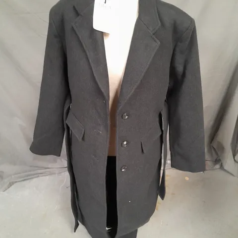 TALA OVERSIZED OVERCOAT IN BLACK SIZE S
