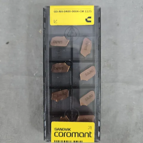 SANDVIK COROMANT COROCUT QD TURNING INSERTS – 10 PCS IN CASE CM 1125