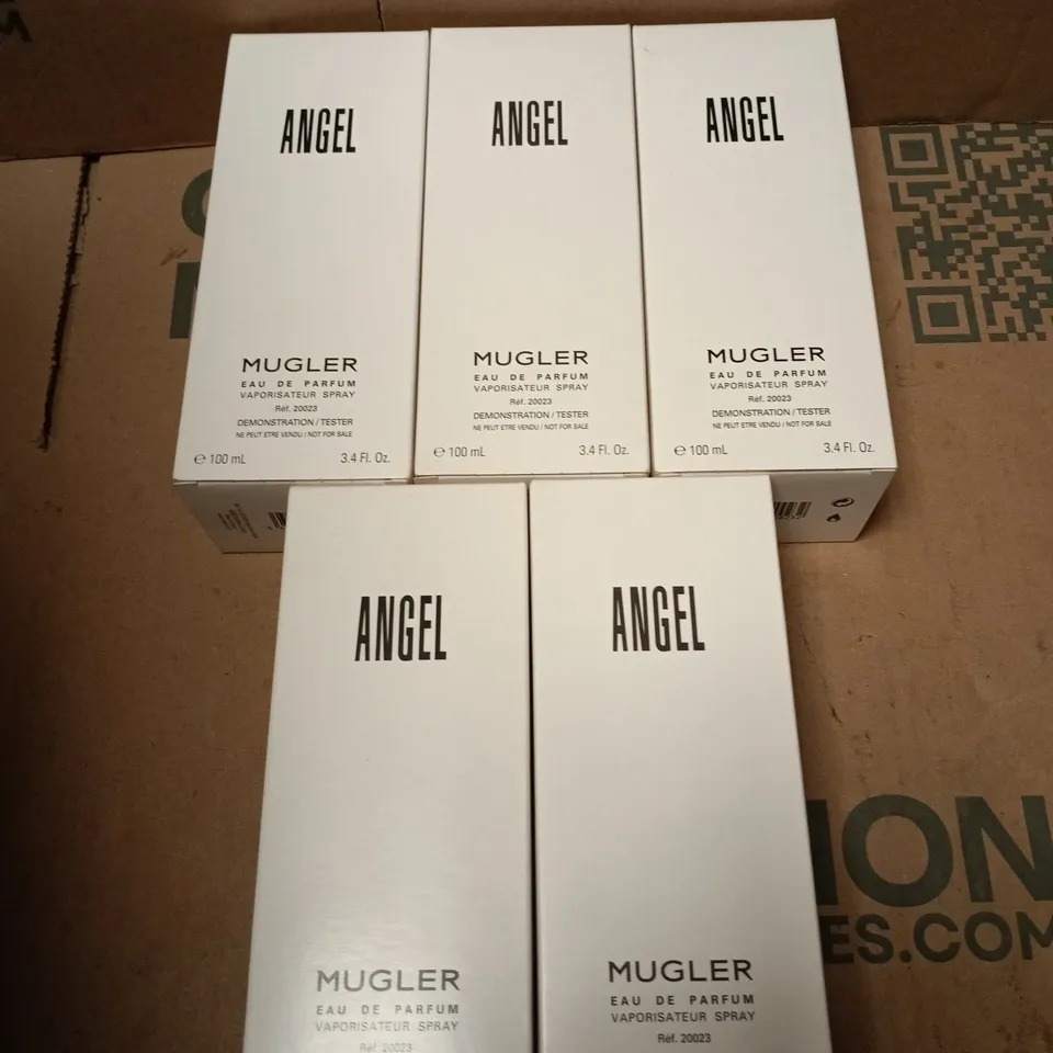 5 X MUGLER ANGEL EAU DE PARFUM - 100ML 