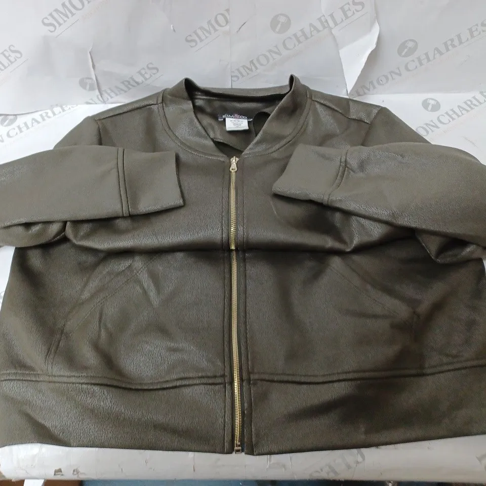 APPROXIMATELY 10 CLOTHING INCLUDING: LEATHER STYLE JUMPERS BY KIM AND CO AND BLACK WIDE LEG TROUSERS (ALL OF DIFFERENT SIZES AND COLOURS)