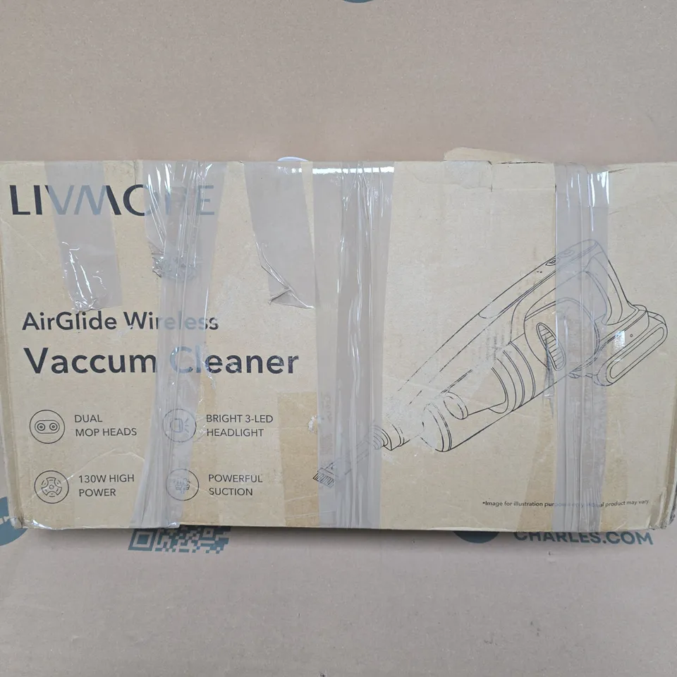BOXED LIVMORE AIRGLIDE WIRELESS VACUUM CLEANER