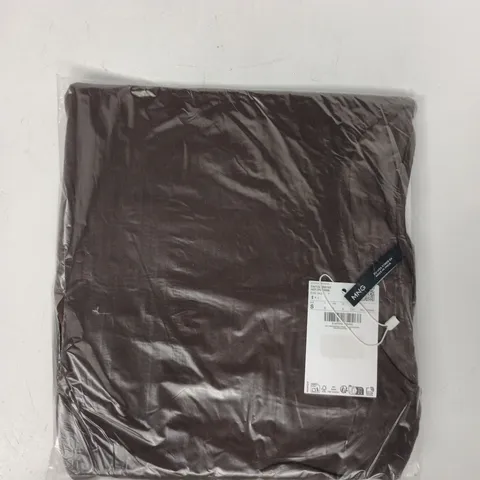 BAGGED MANGO SIDE RUCHED CAFTAN IN BROWN SIZE UK SMALL