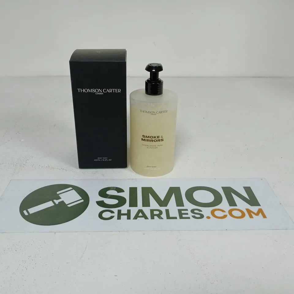 THOMSON CARTER LONDON SMOKE & MIRRORS BODY WASH 450ML