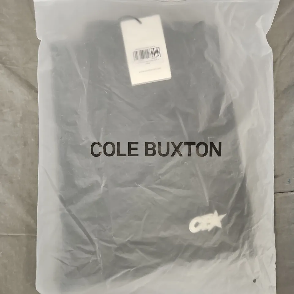 BAGGED COLE BUXTON STAR RACING TRACK PANTS IN BLACK SIZE LARGE