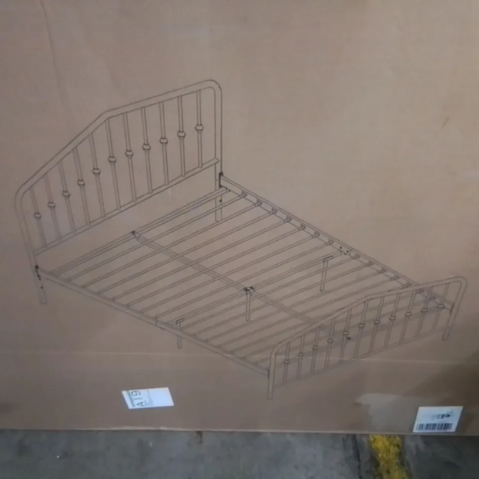 BOXED DOREL BUSHWICK METAL BED (1 BOX)