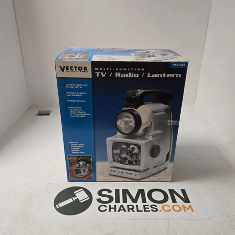 BOXED VECTOR MULTI-FUNCTIONAL TV/RADIO/LANTERN VEC130S