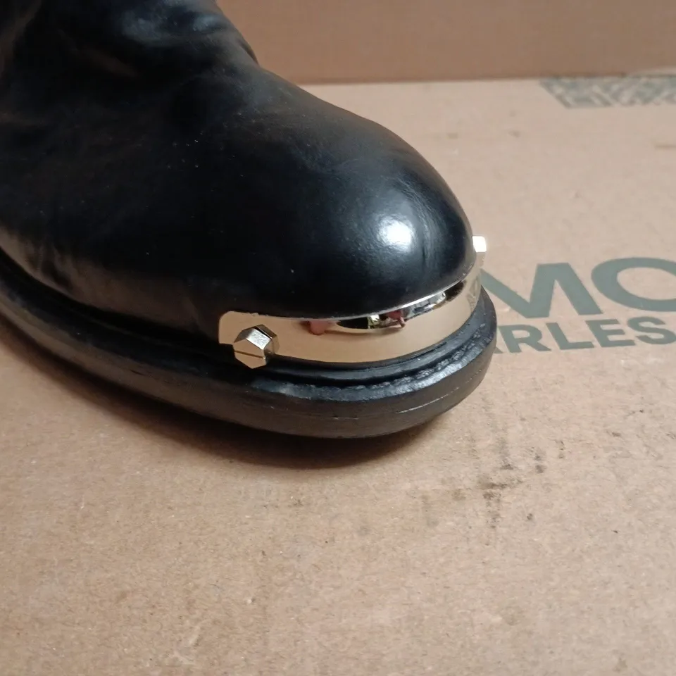 BOXED KOI LEGIONARY MEN'S FIELD BOOTS - BLACK, UK9