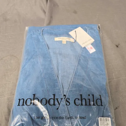 NOBODY'S CHILD DENIM STARLIGHT MIDI DRESS - 12