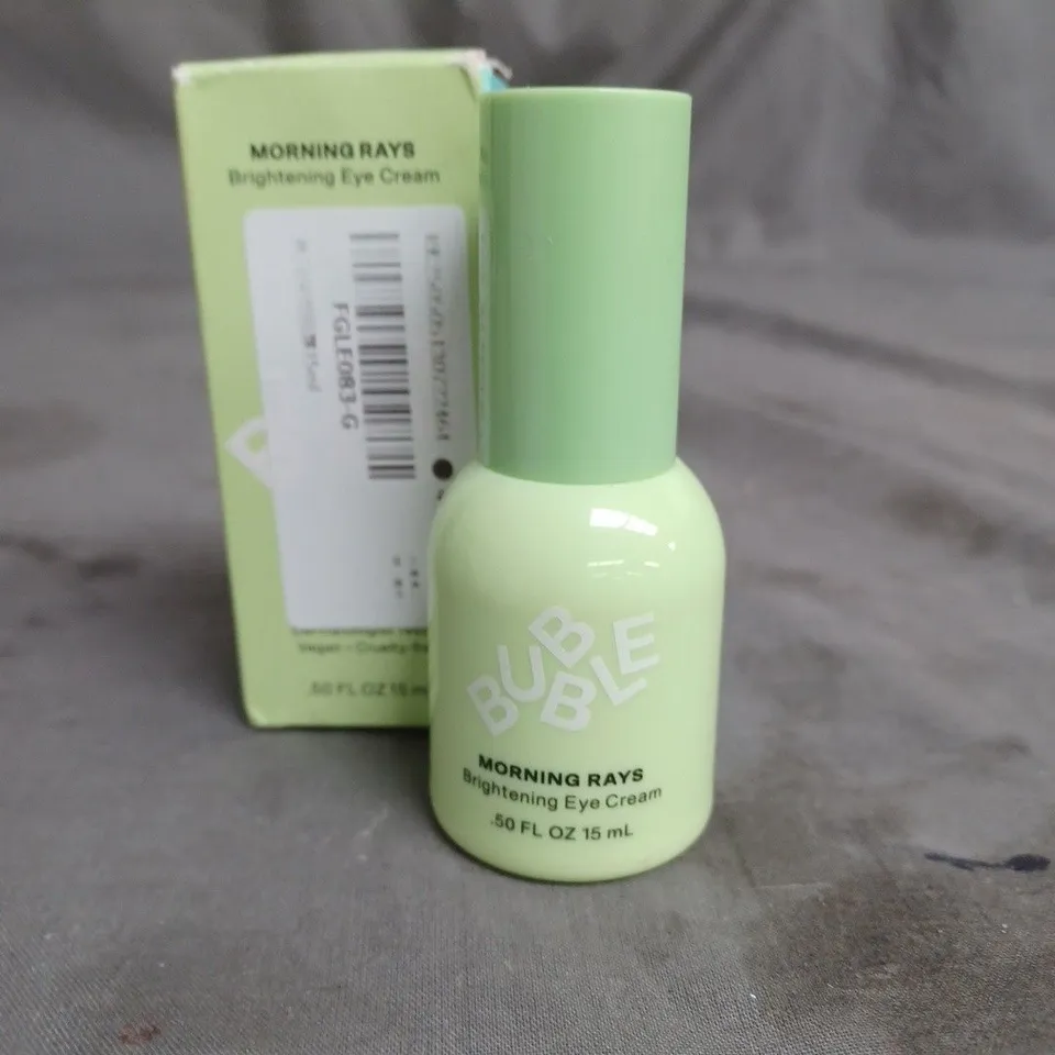 BUBBLE MORNING RAYS BRIGHTENING EYE CREAM 15ML