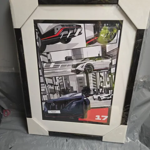 AUTOMOTIVE THEMED ART PRINT – FRAMED POSTER