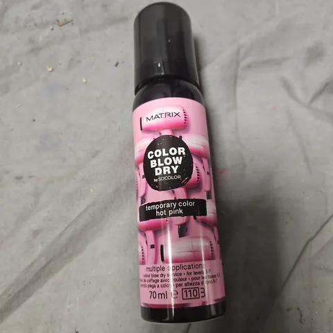 BOX OF APPROXIMATELY 24 MATRIX COLOR BLOW DRY TEMPORARY COLOR – HOT PINK, 70 ML 