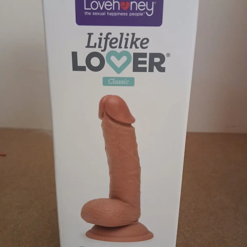 LOVEHONEY LIFELIKE LOVER CLASSIC 6IN REALISTIC DILDO – BOXED