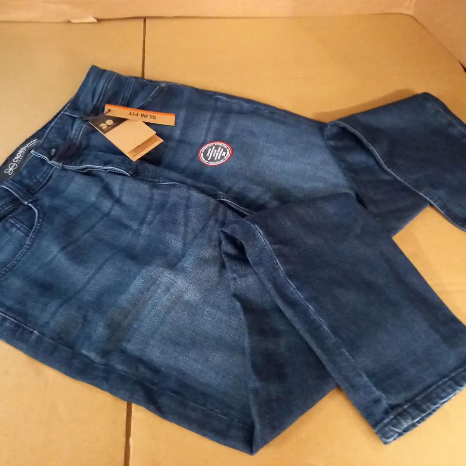CROSSHATCH MALCOLM SLIM FIT JEANS - 38L