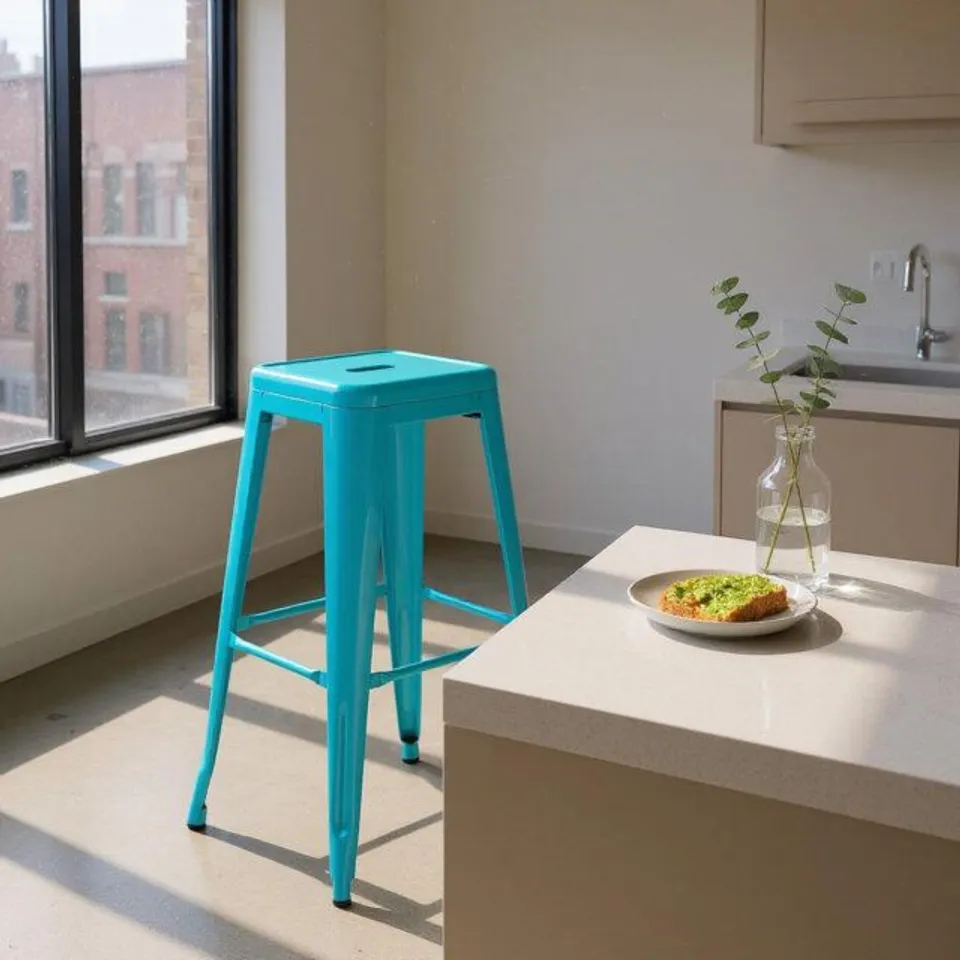 CLARKE METAL OUTDOOR STOOL SET OF 2