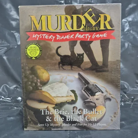 THE BRIE, THE BULLET, AND THE BLACK CAT MURDER MYSTERY DINNER PARTY GAME