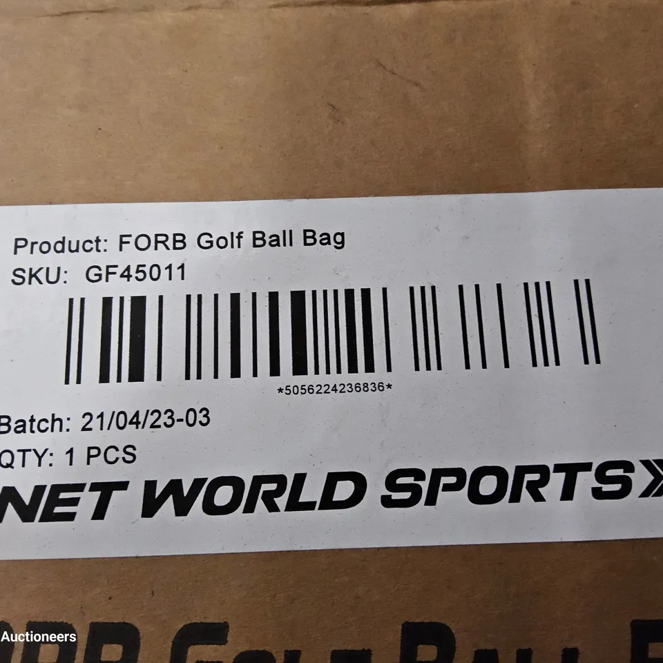 BOXED FORB GOLF BALL BAG