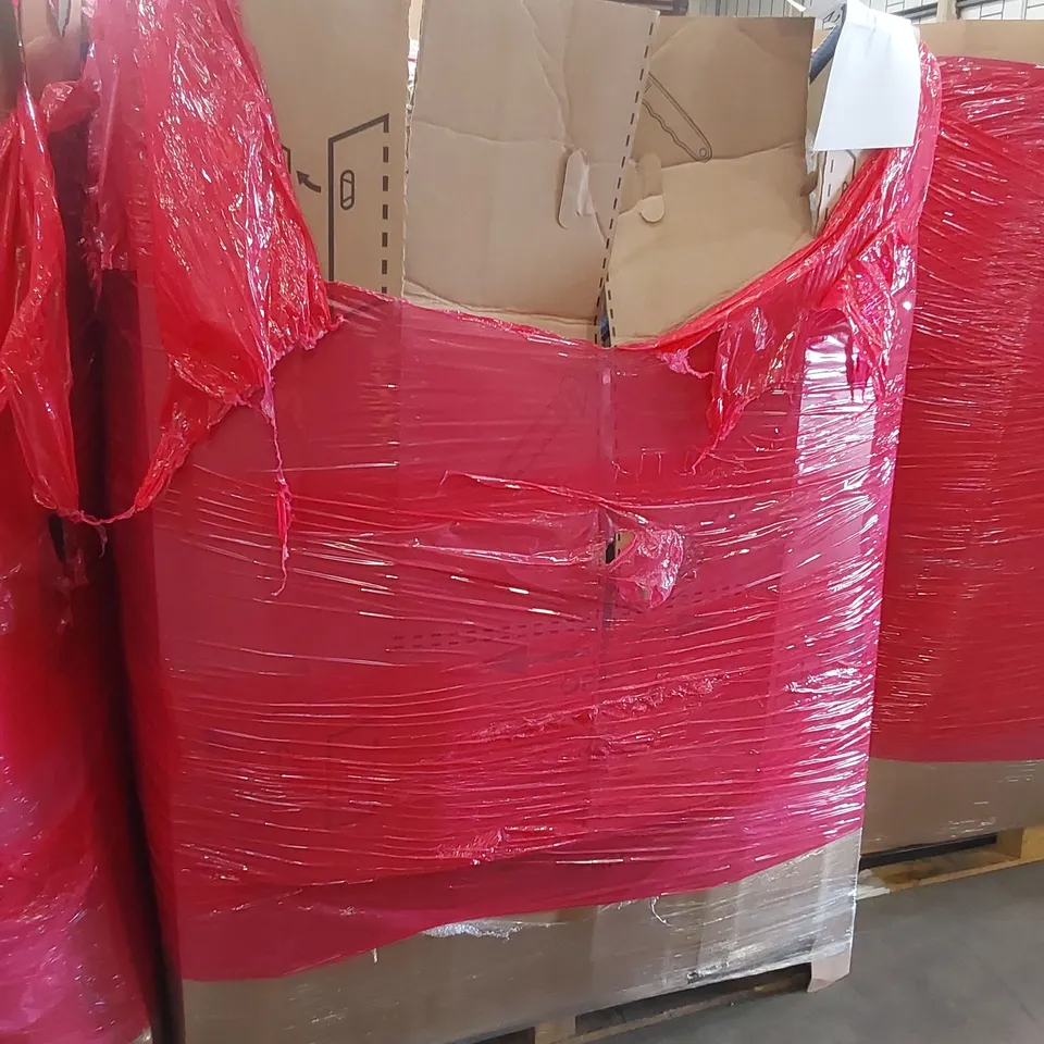 PALLET OF ASSORTED ITEMS INCLUDING SPACE SWORD TOY, BEACH TOY TABLE, POP UP TENT, DISH DRYING RACK
