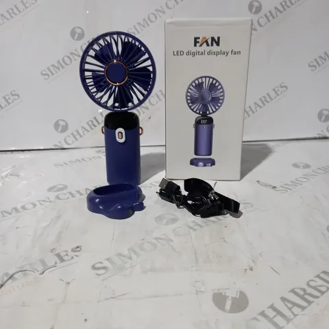 BOXED FAN LED DIGITAL DISPLAY FAN