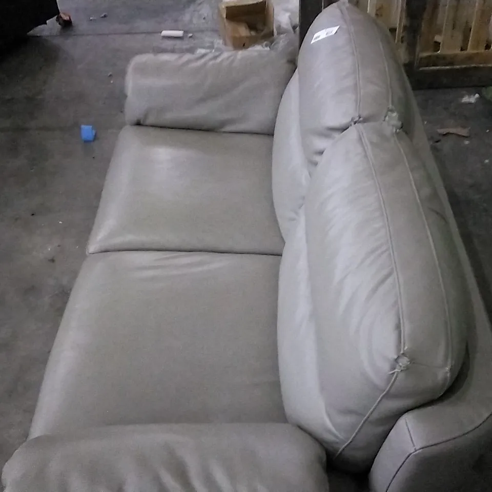 QUALITY MINK LEATHER 2 SEATER LEATHER SOFA 