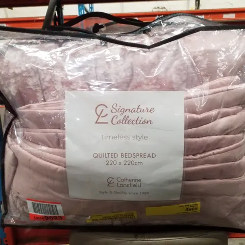 CRUSHED VELVET BEDSPREAD - 220×220CM
