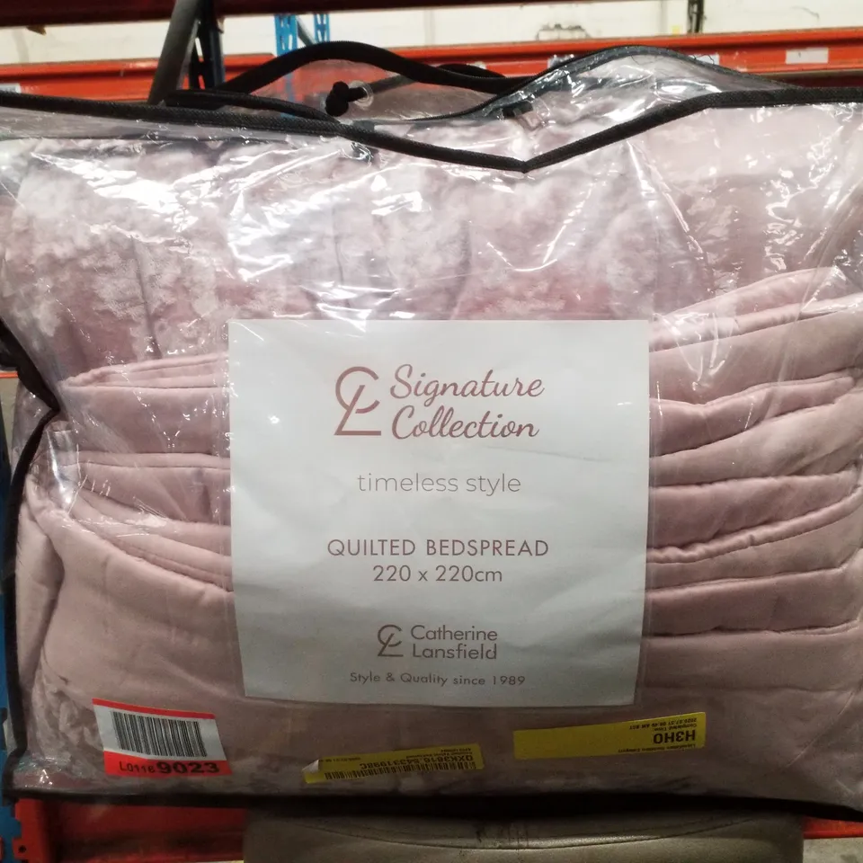 CRUSHED VELVET BEDSPREAD - 220×220CM