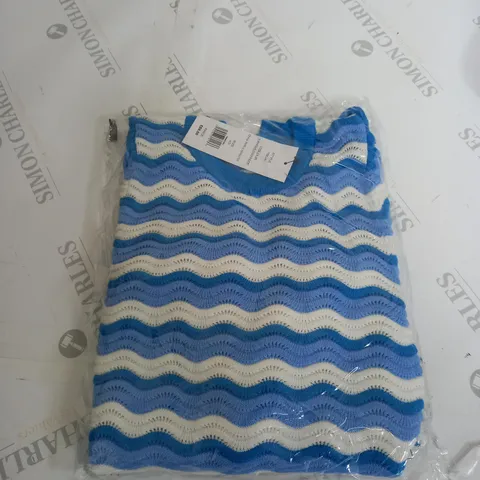 BAGGED 7BUAI ONNA RIPPLE SWEATER SIZE XS 