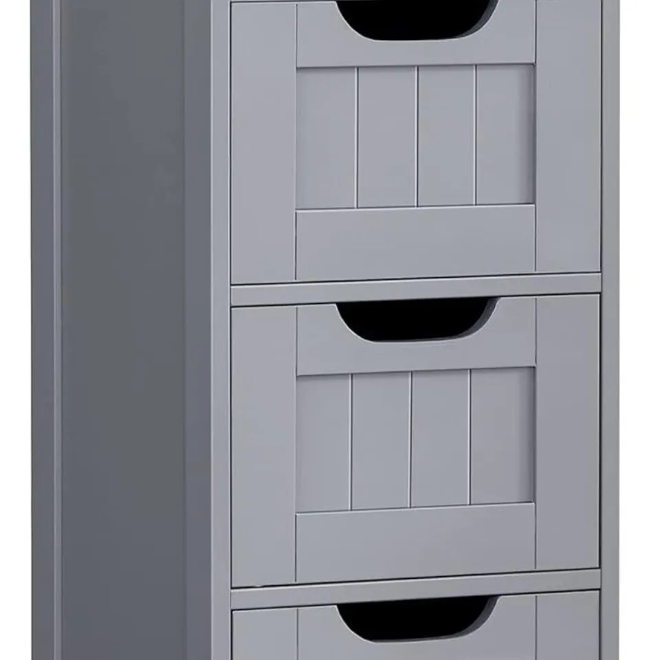 BOXED VASAGLE BATHROOM FLOOR STORAGE CABINET