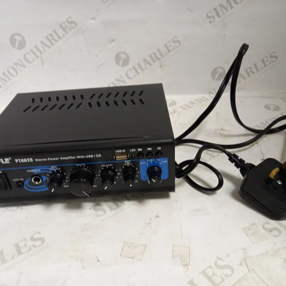 PYLE USA PTAU23 MINI 2X40W STEREO POWER AMPLIFIER
