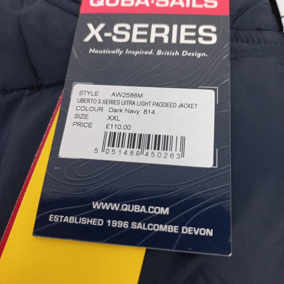 QUBA SAILS X-SERIES ULTRA LIGHT PADDED JACKET – DARK NAVY, XXL