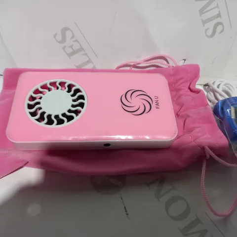 FAN U PORTABLE & RECHARGEABLE FAN