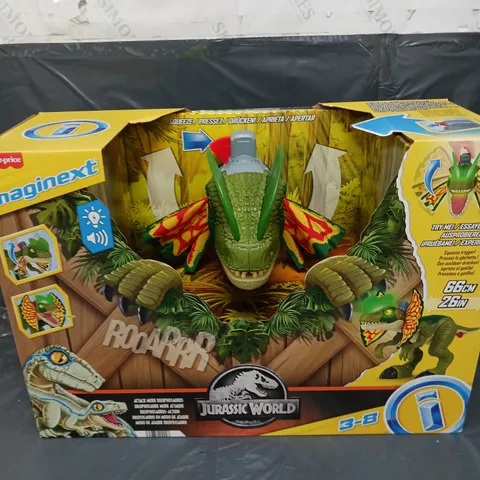 IMAGINEXT JURASSIC WORLD THRASH ATTACK DILOPHOSAURUS