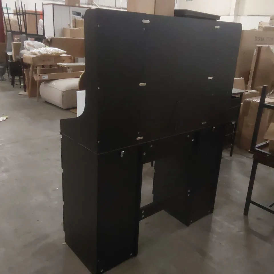 LED DRESSING TABLE 7 DRAWERS AND 7 STORAGE SHELVES DRESSING TABLE WITH MIRROR LARGE DESKTOP MAKEUP DESK