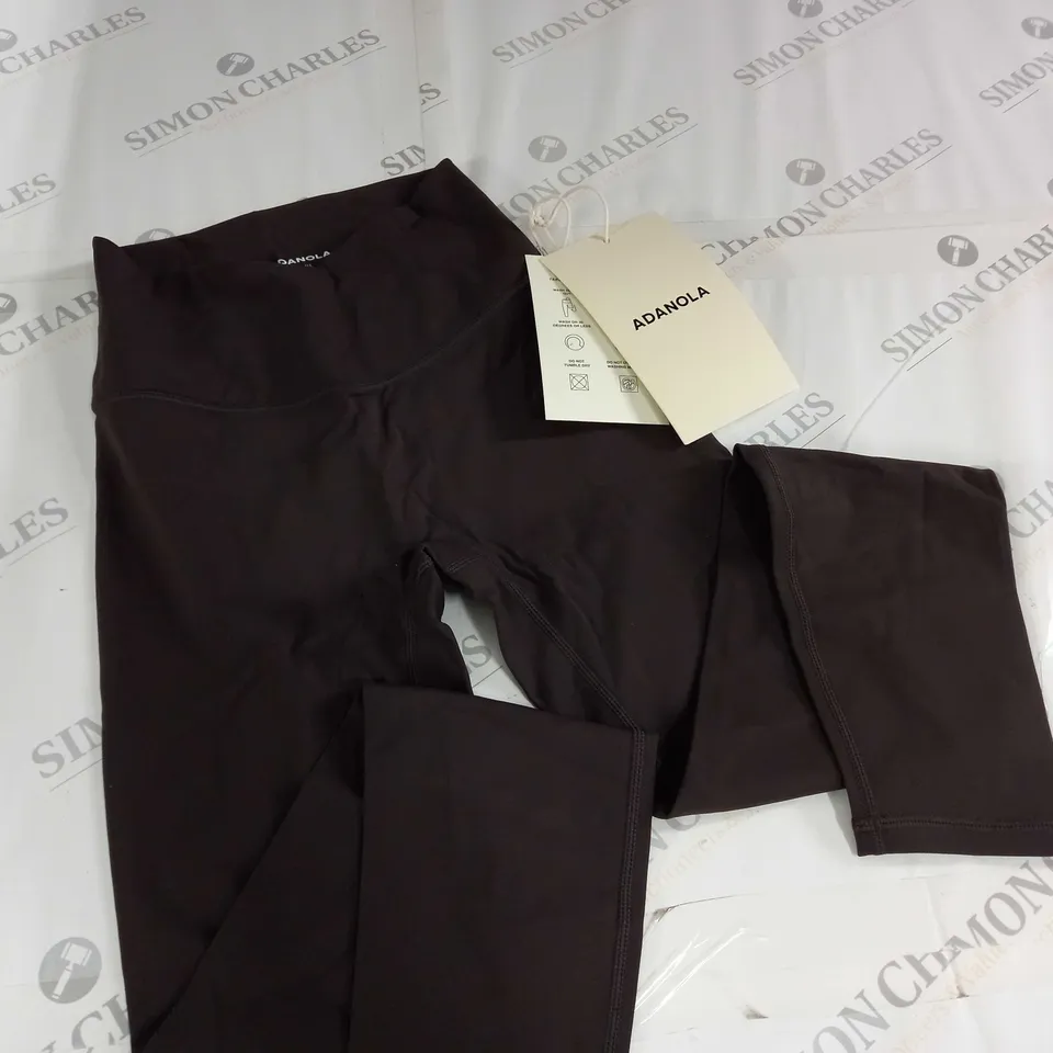 ADANOLA ULTIMATE WRAP OVER LEGGINGS IN COFFEE BEAN - XS