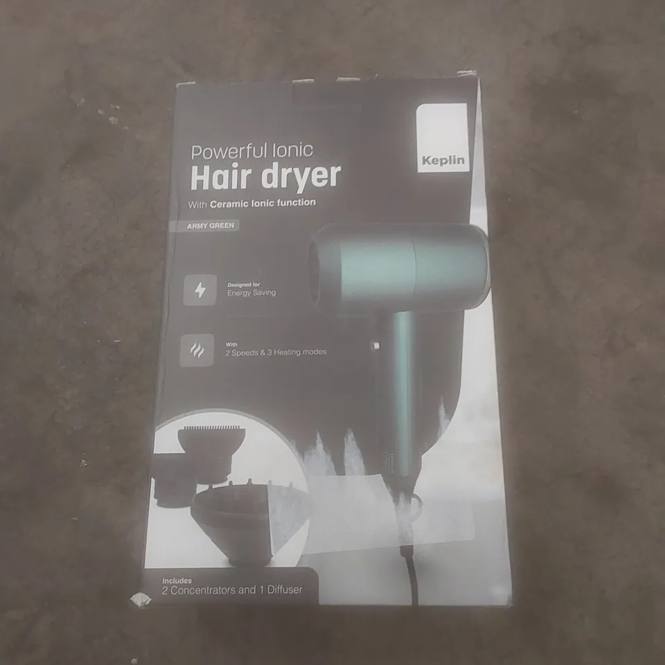 BOXED KEPLIN HAIR DRYER 