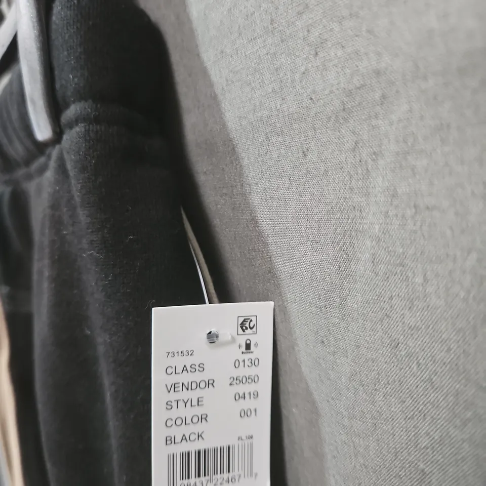 FEAR OF GOD ESSENTIALS BLACK TRACK PANTS – UK XS (XS)