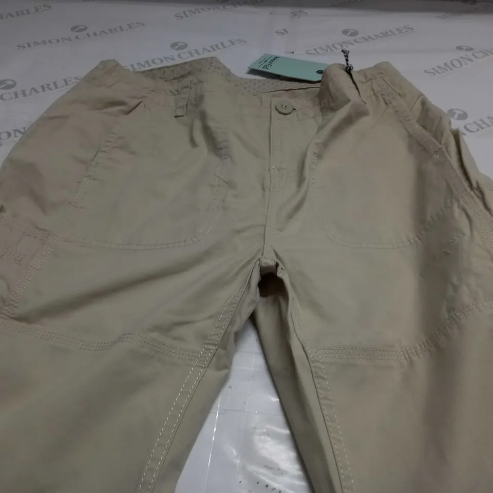 WEIRD FISH SALENA 3/4 LENGTH TROUSERS IN OYSTER - SIZE 12