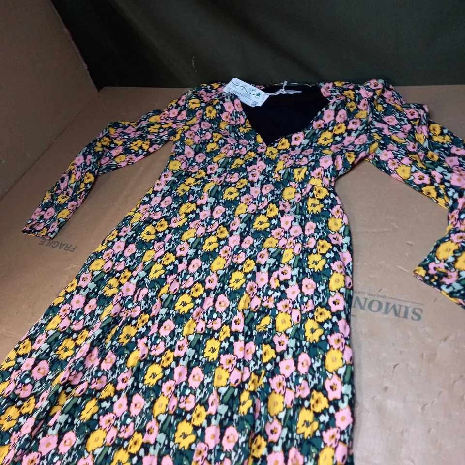 BODEN LONG SLEEVED FLORAL DRESS SIZE 10R