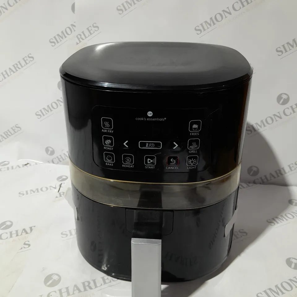 COOK'S ESSENTIALS 4L AIR FRYER - BLACK