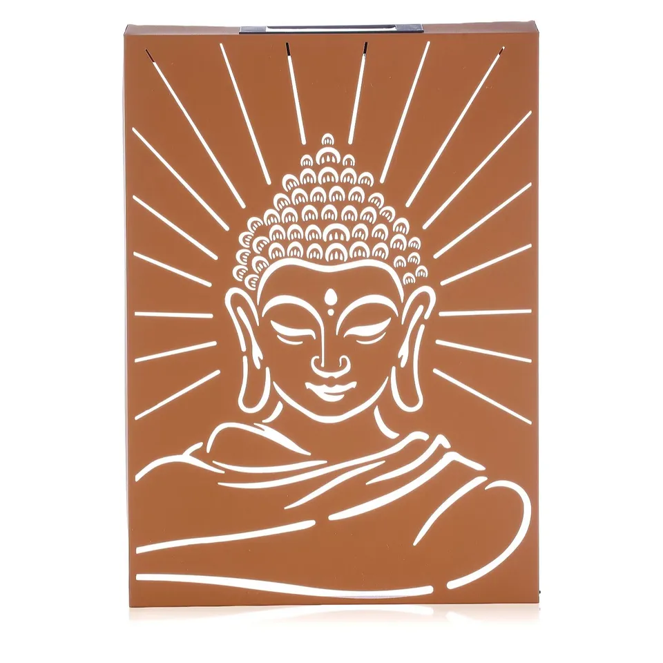 GARDEN REFLECTIONS LARGE RADIANT BUDDHA WALL ART