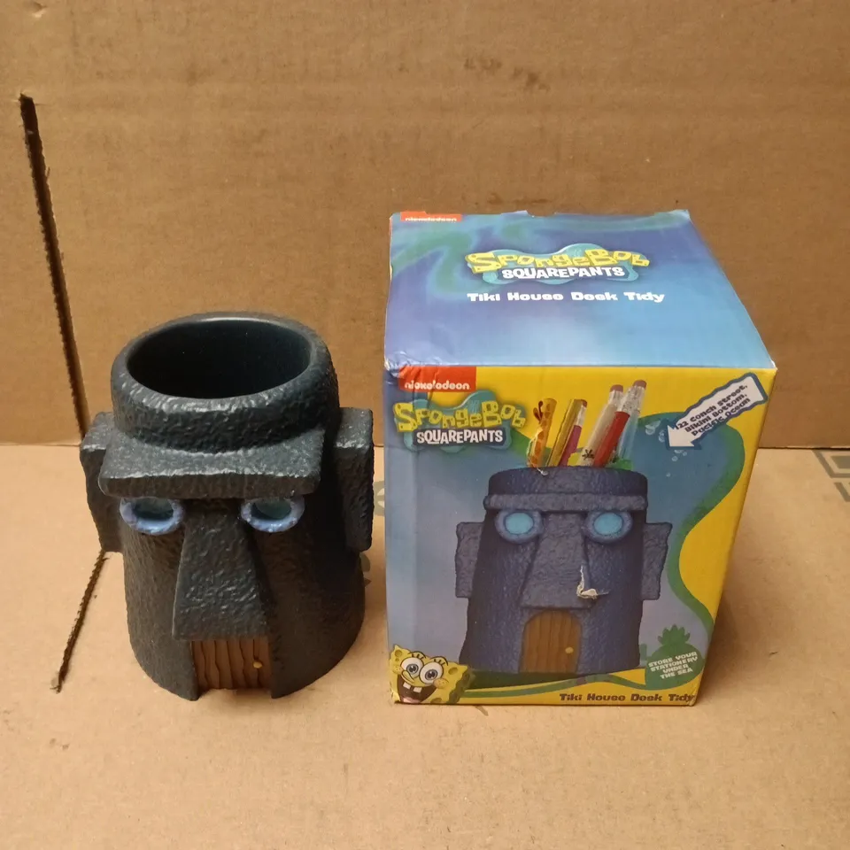 SPONGEBOB SQUAREPANTS TIKI HOUSE DESK TIDY 