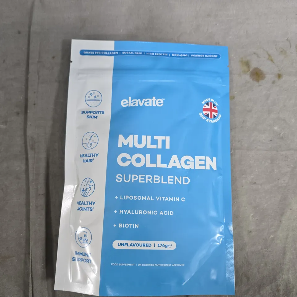 ELAVATE MULTI COLLAGEN SUPERBLEND – UNFLAVOURED, 176G