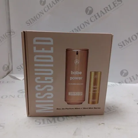 MISSGUIDED BABE POWER EAU DE PARFUM 80ML + 10ML MINI SPRAY