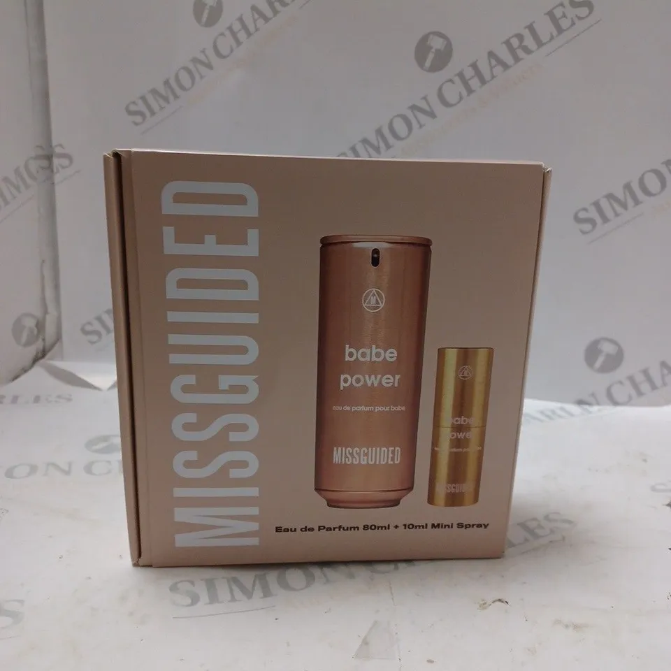 MISSGUIDED BABE POWER EAU DE PARFUM 80ML + 10ML MINI SPRAY 