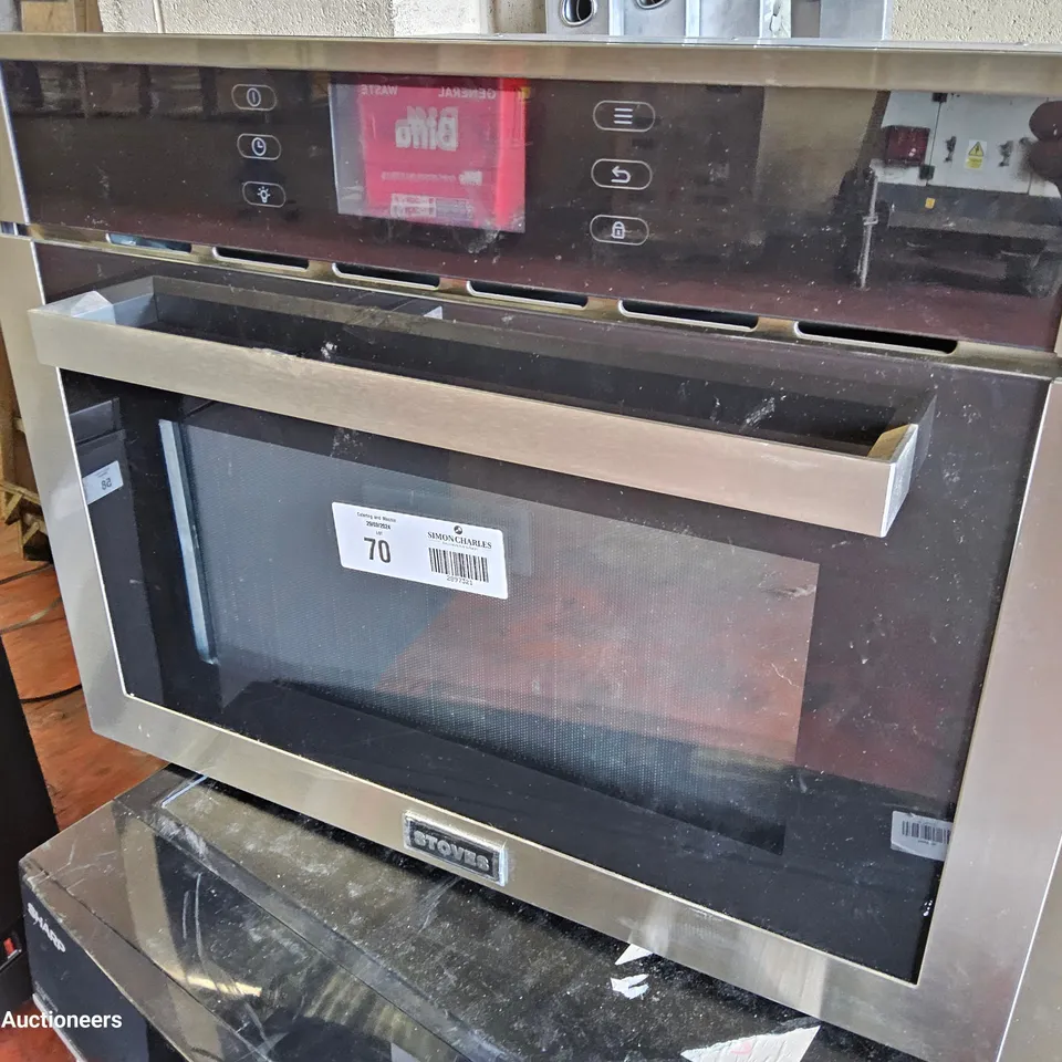 STOVES INTEGRATED MICROWAVE Model ST B145COMW Sta