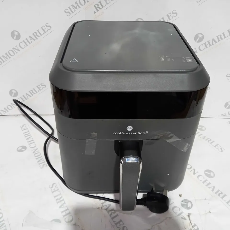 COOK'S ESSENTIALS 5.8L AIR FRYER IN SLATE GREY