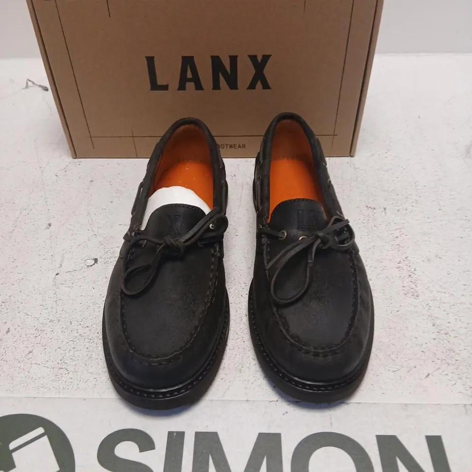 LANX WALNUT LEATHER LOAFERS – UK 7 (EU 40)