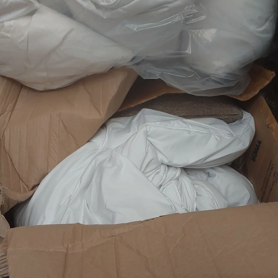 PALLET CONTAINING A VERY LARGE QUANTITY OF ASSORTED BEDDING INCLUDING: DUVETS, DUVET COVERS ECT