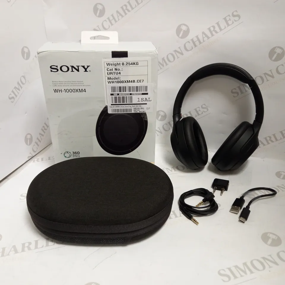 SONY WH-1000XM4 NOISE-CANCELLING WIRELESS HEADPHONES RRP £350