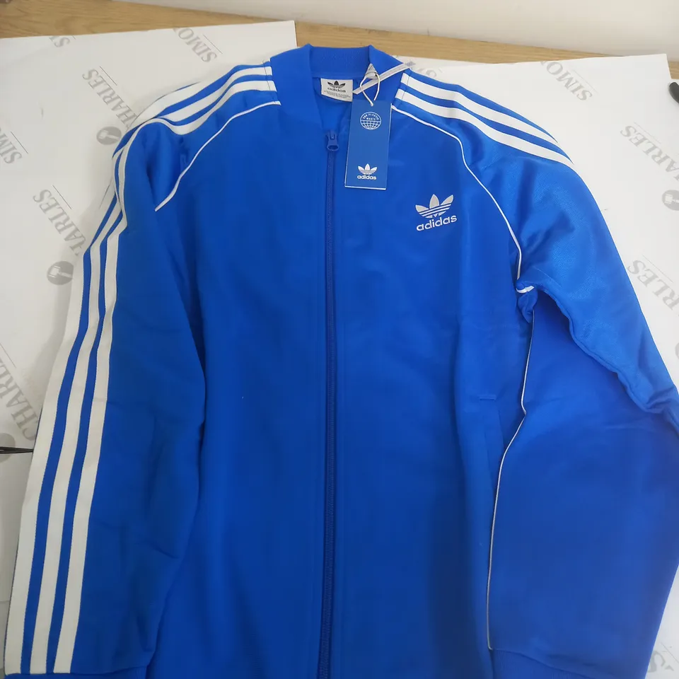 ADIDAS TRACK SUIT TOP IN BLUE - 14-15Y